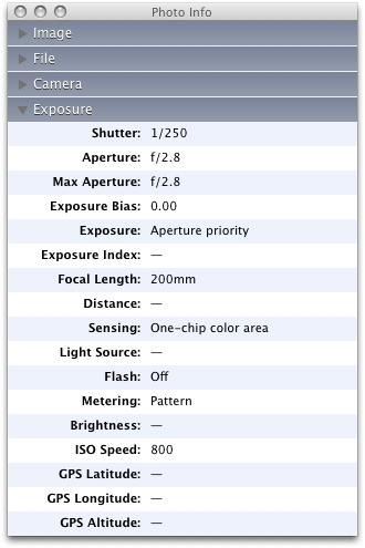 are you looking at me exif data